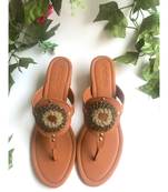 Tan Cut Out Box Heels