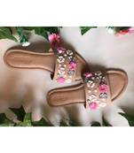 Nude Cherry Blossom Flats