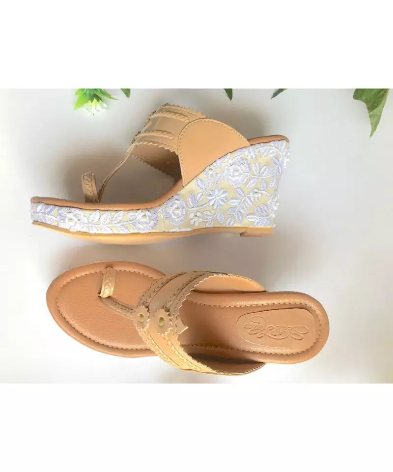 Baroque Patent Wedges