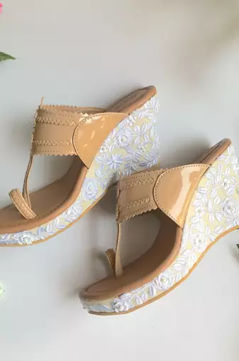 Baroque Patent Wedges