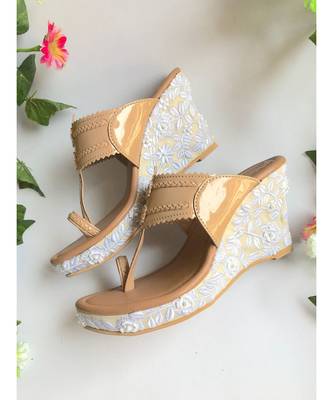 Baroque Patent Wedges 3