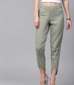 Olive Dhoti Pants