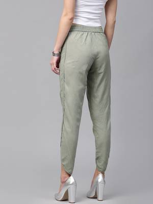 Olive Dhoti Pants 2