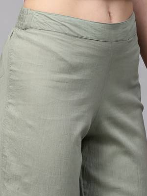 Olive Dhoti Pants 4