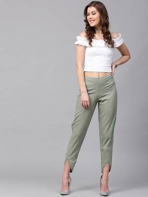 Olive Dhoti Pants 5