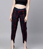 Navy Tie-Dye Dhoti Pants