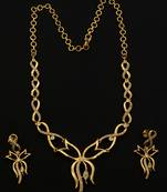 Gold necklace-sets