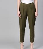 Olive Pencil Pants