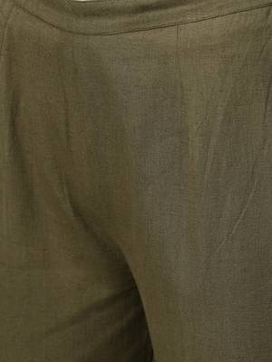 Olive Pencil Pants 5