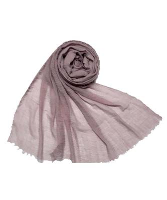Purple Plain Premium Cotton Hijab 1