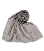 Grey Diamond Studed Designer Cotton Glitter Hijab Head Scarf