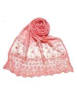 Pink Fashionable Designer Hijab Head Scarf