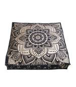 Huge Mandala Tapestry Dog Bed Cover, Mandala Cushion Boho Floor Pillow