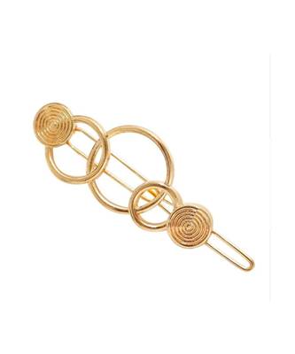 Ohanna Circular Gold Hair Pin 1