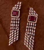 Rose Gold Plated Tassels Drop Earrings