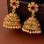 Gold Plated Jhumka Drop Earrings