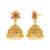 Gold Plated Jhumka Drop Earrings
