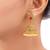 Gold Plated Jhumka Drop Earrings