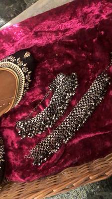 German Silver Anklet With Ghungroo 1