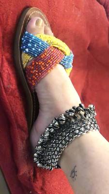 German Silver Anklet With Ghungroo 2