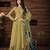 Green Embroidered Georgette Salwar