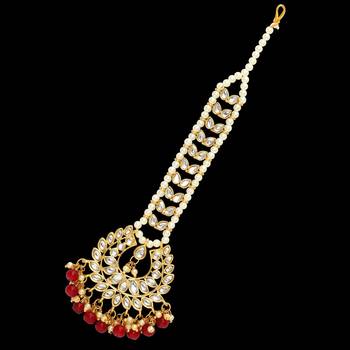 Maroon Maang Tikka 2