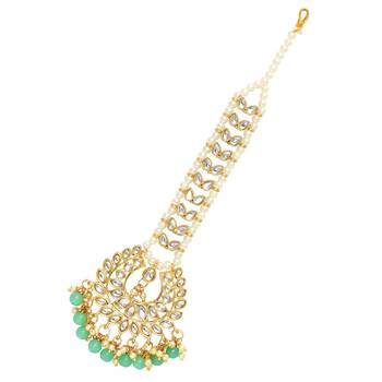 Green Maang Tikka 1