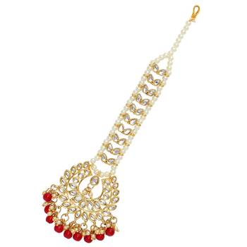 Red Maang Tikka 1