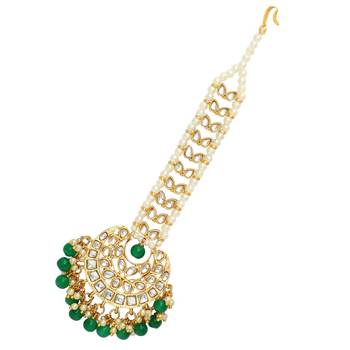 Green Maang Tikka 1