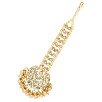 Gold Maang Tikka 1
