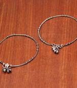 Silver gold anklets