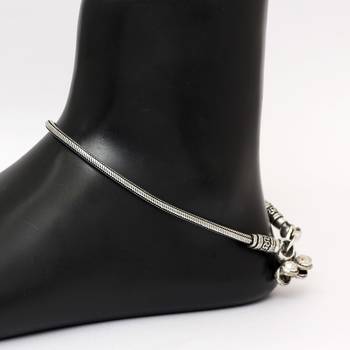 Silver silver anklets 2
