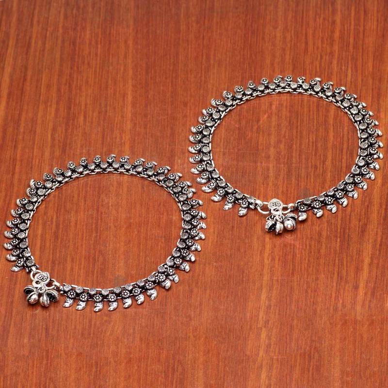 Silver silver anklets