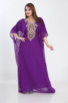 Dubai Kaftan Women Dress Long Gown Farasha Morocco Wear 1
