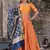 orange woven art silk readymade lehenga cholis