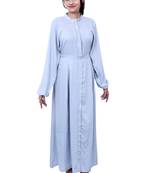 White plain cotton islamic-kaftans