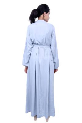 White plain cotton islamic-kaftans 5
