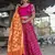 magenta woven art silk bandhani readymade lehenga cholis