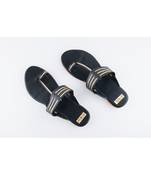 Black & Golden Kolhapuris