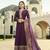 Purple Embroidered Silk Blend Salwar