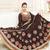 Brown Embroidered Georgette Salwar