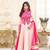 Cream Embroidered Georgette Salwar