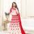 Red Embroidered Georgette Salwar
