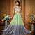 Green Embroidered Georgette Salwar