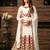 Cream Embroidered Georgette Salwar