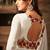 Cream Embroidered Georgette Salwar