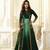 Green Embroidered Silk Blend Salwar