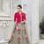 Grey Embroidered Georgette Salwar