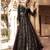 Black Embroidered Net Salwar