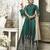 Green Embroidered Silk Blend Salwar